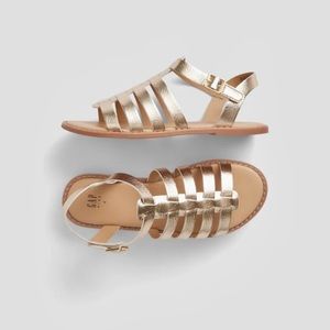 Gap Gold Metallic Kids Sandals